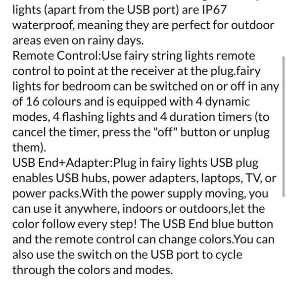 LED Fairy Lights Plug 🔌 - Picture 11 of 11